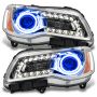 Oracle Lighting 7728-002 SMD Pre-Assembled Headlights, Non-HID, Chrome Bezel, Blue