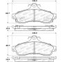 StopTech Street Brake Pads - Rear