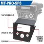 Rugged Radios MT-PRO-SP12 Polaris RZR PRO XP/Turbo R/PRO R Dash Mount Radio and Intercom - Switch Pros 12