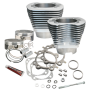S&S Cycle 910-0213 07-17 BT 117in Big Bore Cylinder Kit - Silver