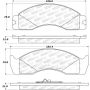 Stoptech 308.04110 Street Brake Pads