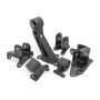 Innovative 96-00 Civic J-Series Black Steel Mounts 85A Bushings (EG/DC Subframe)