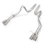 Stainless Works M14GT 2013-14 Ford Shelby GT500 3in Catback Retro Chambered Mufflers Resonator