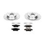 PowerStop K5842 Z23 Daily Driver Carbon-Fiber Ceramic Brake Pad and Drilled & Slotted Rotor Kit