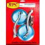 RACING POWER CO-PACKAGED RPCR6615 Stainless Retro Street Rod Mirrors
