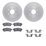 Dynamic Friction 6512-68080 Rotor Kit