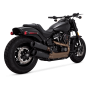 Vance and Hines Hi-Output Slip-Ons Blk