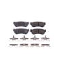 PowerStop 17-1036 PowerStop - Z17 Low-Dust Ceramic Brake Pads with Hardware