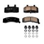 PowerStop 17-370 PowerStop - Z17 Low-Dust Ceramic Brake Pads with Hardware