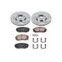 PowerStop KOE6087 OE Stock Replacement Low-Dust Ceramic Brake Pad and Rotor Kit