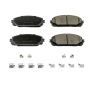 PowerStop 17-1709 PowerStop - Z17 Low-Dust Ceramic Brake Pads with Hardware