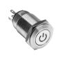 Oracle Lighting 2009-005 Pre-Wired Power Symbol On/Off Flush Mount LED Switch, Amber