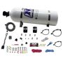 Nitrous Express 20118-15 GM EFI RACE (100-150-200-250HP) SINGLE NOZZLE WITH 15LB BOTTLE