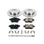 PowerStop KOE6419 OE Stock Replacement Low-Dust Ceramic Brake Pad and Rotor Kit