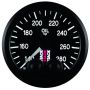 AutoMeter ST3510 Stack Instruments 52mm 140-280 Deg F 1/8in NPTF Male Pro Control Oil Temp Gauge - Black