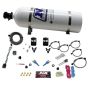 Nitrous Express 20315-15 DODGE EFI FULL RACE (100-150-200-300HP) DUAL NOZZLE WITH 15LB BOTTLE