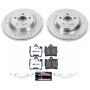 PowerStop K2997-26 Z26 Street Performance Ceramic Brake Pad and Drilled & Slotted Rotor Kit