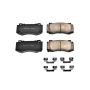 PowerStop 17-1298 PowerStop - Z17 Low-Dust Ceramic Brake Pads with Hardware