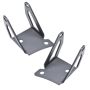 Oracle Lighting 2050-504 Single Mounting Pillar Brackets, Black, Pair