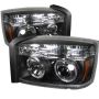 SPYDER 5009760 Projector Headlights - LED Halo - Black