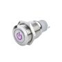 Oracle Lighting 2057-007 Power Symbol On/Off Flush Mount LED Switch, UV/Purple