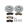 PowerStop KOE5234 OE Stock Replacement Low-Dust Ceramic Brake Pad and Rotor Kit