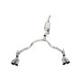 CORSA Performance 21130 Corsa 2021-2023 Suburban/GMC Yukon XL 6.2L 4WD Dual Rear 3/2.75in Sport Cat-Back DW 4in Pol Tips