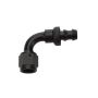 ALLSTAR PERFORMANCE ALL49452 Pushlock Hose End Black 90 Deg Elbow -6