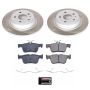 PowerStop SC6559 Semi-Coated Rotor and Low-Dust Ceramic Brake Pad Kit