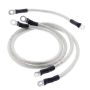 All Balls Racing 79-3007 80-81 Harley FLH Electra Glide Battery Cable Kit Clear