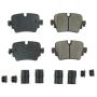 PowerStop 17-1752 PowerStop - Z17 Low-Dust Ceramic Brake Pads with Hardware