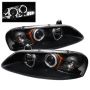SPYDER 5009623 Projector Headlights - LED Halo - Black
