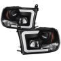 SPYDER 5084811 Projector Headlights - Version 2 - Light Bar DRL - Black