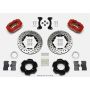 Wilwood 140-11704-DR Forged Dynalite Front Hat Kit 11.00in Drilled Red 95-05 Miata