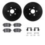Dynamic Friction 8512-76125 Rotor Kit