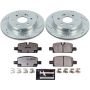PowerStop K8173-36 Z36 Truck and SUV Carbon-Fiber Ceramic Brake Pad and Drilled & Slotted Rotor Kit