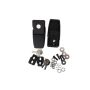 Rampage 2018-2019 Jeep Wrangler(JL) Sport 2-Door Locking Hood Catches - Black