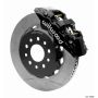 Wilwood 140-15892 AERO6 Front Hat Kit 14.00 Black 2018-Up Jeep JL w/Lines
