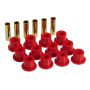 Prothane 72-81 International Scout II Spring & Shackle Bushings - Red