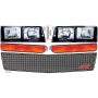 ALLSTAR PERFORMANCE ALL23038 M/C SS Nose Decal Kit Mesh Grille 1983-88
