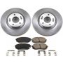 PowerStop KOE7353 OE Stock Replacement Low-Dust Ceramic Brake Pad and Rotor Kit