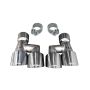 Corsa Performance 21038 Twin 4.0in. Polished Pro-Series Tip Kit (Clamps Included)