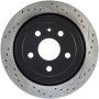 Stoptech 127.62105L Slotted & Drilled Sport Brake Rotor