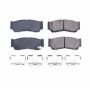 PowerStop 17-1297 PowerStop - Z17 Low-Dust Ceramic Brake Pads with Hardware