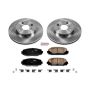 PowerStop KOE5863 OE Stock Replacement Low-Dust Ceramic Brake Pad and Rotor Kit