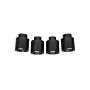 Corsa Performance 21109CFBLK CORSA Performance C8 Corvette 4.5in. Carbon Fiber Black PVD Exhaust Tip Kit (4 T