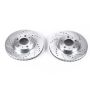 PowerStop EBR458XPR PowerStop Evolution Performance Drilled, Slotted & Plated Brake Rotor Pair