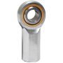 QA1 VFL5 V Series 3-Pc Rod End - Female/Left Hand - 5mm Bore x M5x.08 - Carbon Steel