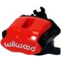 Wilwood 120-10112-6-RD Caliper-Combination Parking Brake-Pos 6-L/H-Red 41mm piston .81in Disc