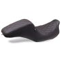 Mustang Motorcycle 75299AB Mustang 08-24 HD FL Touring Double Diamond Squareback 1PC Seat - Black w/ Red Stitching